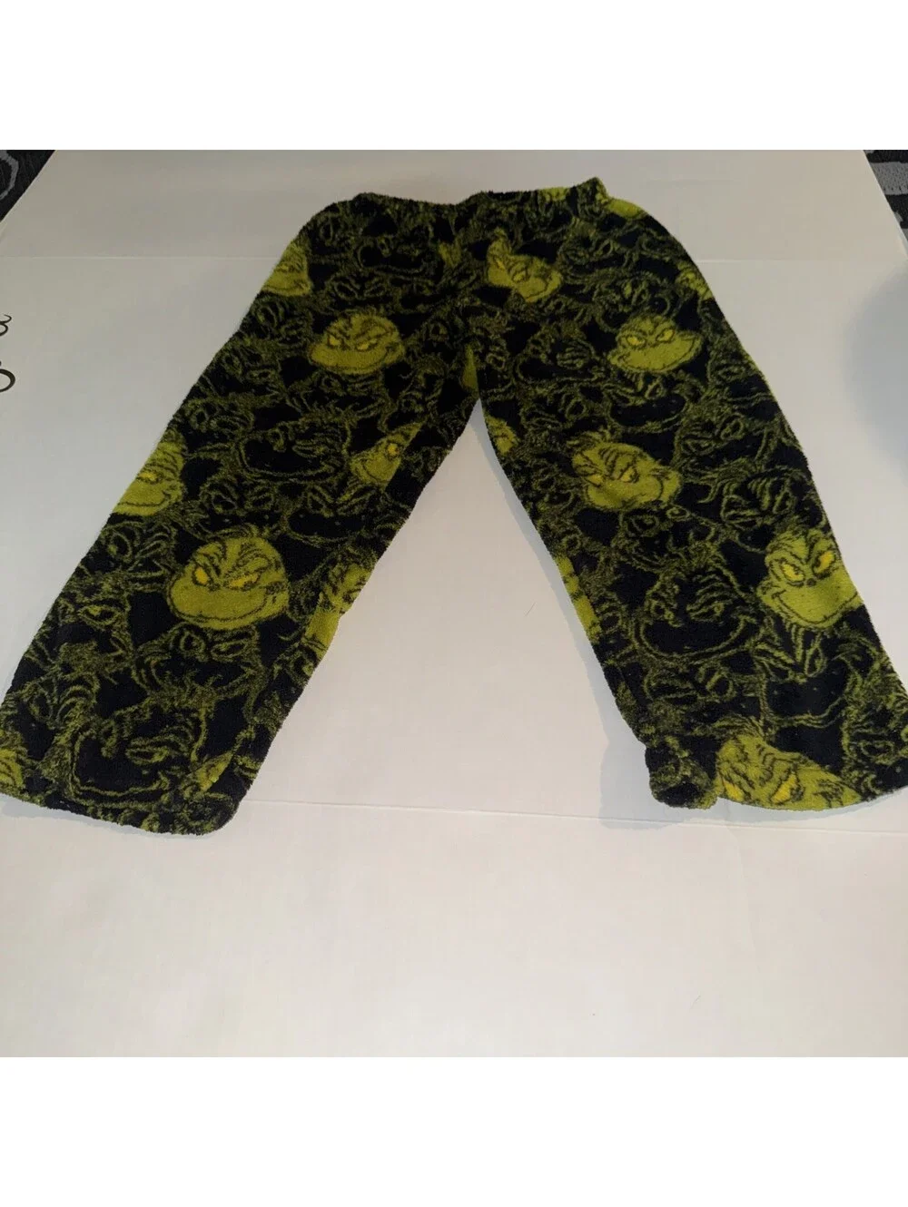 Green And Black Grinch Fleece Pants